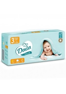 Підгузки дитячі Dada Extra Soft, розмір 3 (4–9 кг), 56 шт